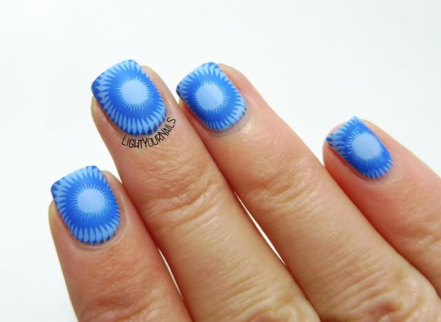 Light Blue Nail Designs